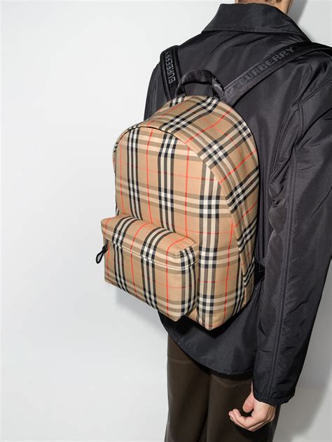 burberry check briefcase|burberry rucksack backpack.